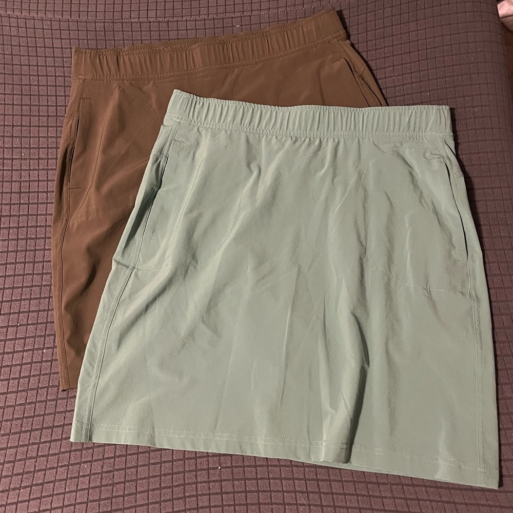 Eddie Bauer Brown and green Skirts